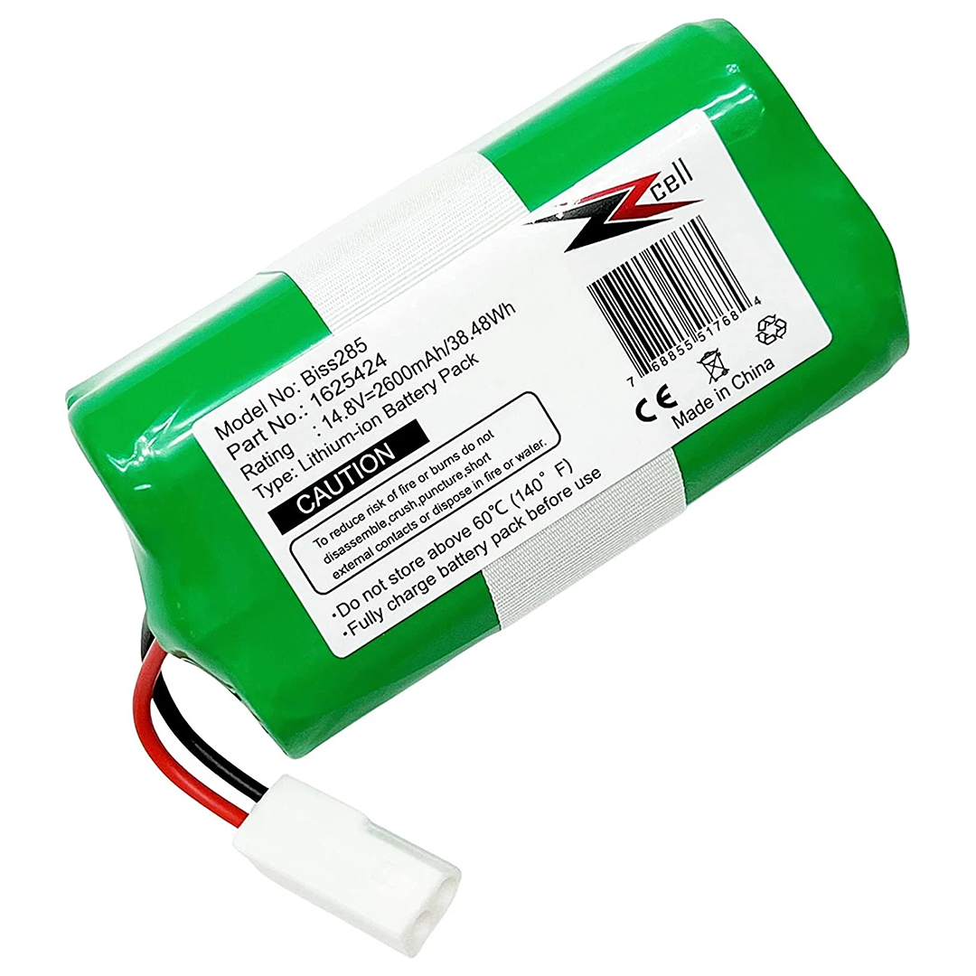 ZZcell Battery Compatible for Bissell SpinWave Wet Dry Robotic Vacuum 1625424, 2859, 3115 14.8Volts 2600mAh