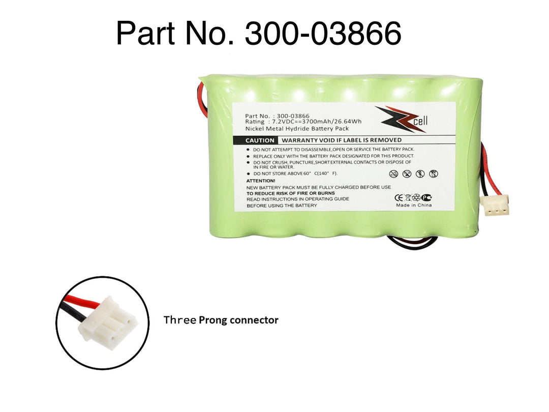 ZZcell High Capacity Battery for 300-03866 Honeywell Alarm Lynx 5100, 5200, 5210, Lynx Touch 7000, Lyric Controller, Lyric Keypad LCP500-L, LYNXRCHKIT-SHA, OSA214, LCP500-4B, 3700mAh