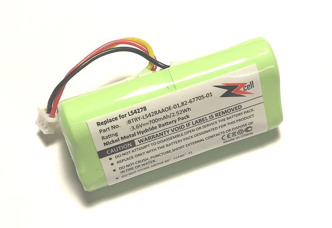 2-Pack ZZcell (TM) Bar Code Scanner Battery For Motorola Symbol LS4278 / BTRY-LS42RAAOE-01