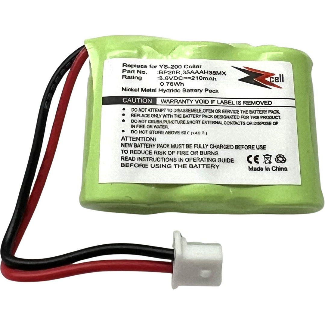 ZZcell Battery for Dogtra Receiver 175NCP, 200NCP, 202NCP, 280NCP, 282NCP, 300M, 302M, 7000M, 7002M, EF-3000 Old, YS-200 Remote Controlled Dog Training Collar