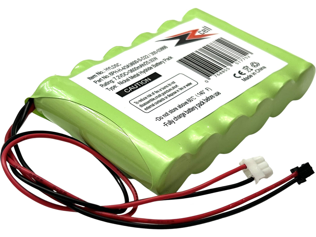ZZcell Battery Replacement for DSC Impassa 9057 Control Panel, 6PH-H-4/3A3600-S-D22, ADT Wireless Alarm Systems and Honeywell 300-03866, Lynx 5100, 5200, 5210, Touch 7000, Lyric Controller, Keypad LCP500-L, LYNXRCHKIT-SHA