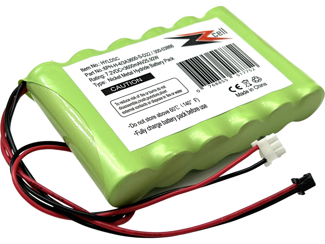 ZZcell Battery Replacement for DSC Impassa 9057 Control Panel, 6PH-H-4/3A3600-S-D22, ADT Wireless Alarm Systems and Honeywell 300-03866, Lynx 5100, 5200, 5210, Touch 7000, Lyric Controller, Keypad LCP500-L, LYNXRCHKIT-SHA