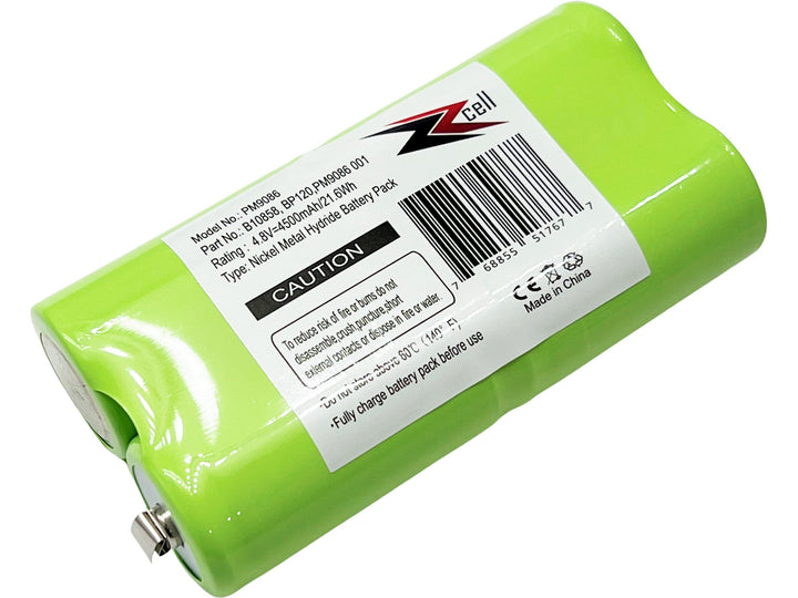 ZZcell High Capacity Battery Compatible for Fluke PM9086/001, B10858, AS30006 Scopemeter 90, 91, 92, 93, 95, 97, 99, 90B, 92B, 96B, 99B, 105, 105B 4.8V 4500mAh