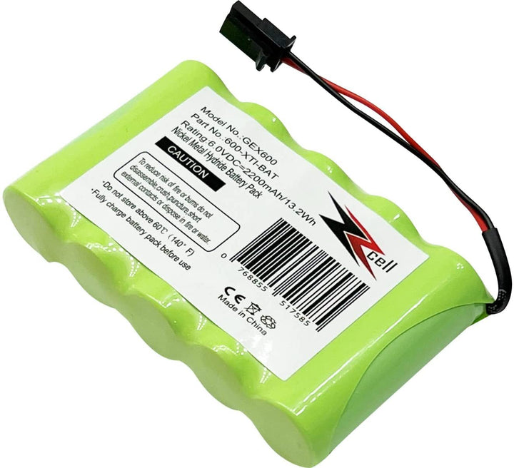 ZZcell Battery Compatible with GE Interlogix Simon Xti, XTi-5 Alarm Security System 600-XTI-BAT Wireless Control Panel 6V 2200mAh