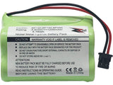 ZZcell Battery For Bearcat Sportcat BP120 / BP150 / BP180 / BP250, Uniden BBTY0356001 1200 mAh