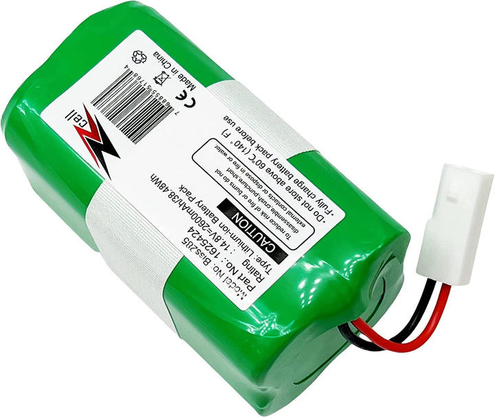 ZZcell Battery Compatible for Bissell SpinWave Wet Dry Robotic Vacuum 1625424, 2859, 3115 14.8Volts 2600mAh