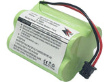 2-Pack ZZcell Battery For Bearcat Sportcat BP120 / BP150 / BP180 / BP250, Uniden BBTY0356001 1200 mAh