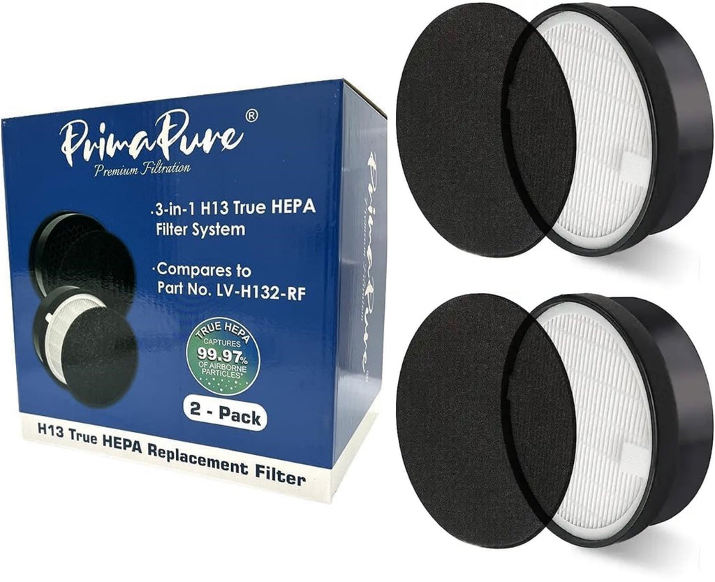 h132 Filter, 3-in-1 True Hepa Replacement Filters, Compatible With